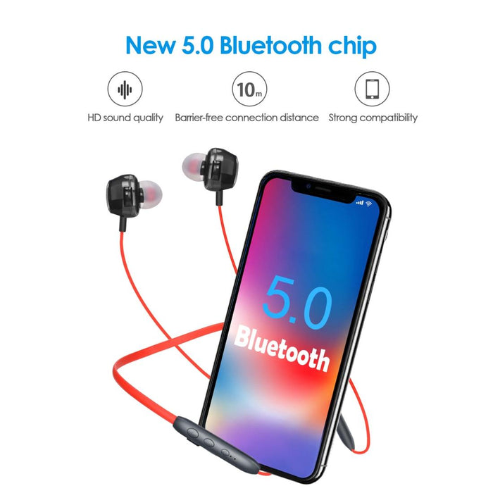 Bh-I37 Wire-Controlled Bluetooth 5.0 Earphone Built-In High-Fidelity Microphone