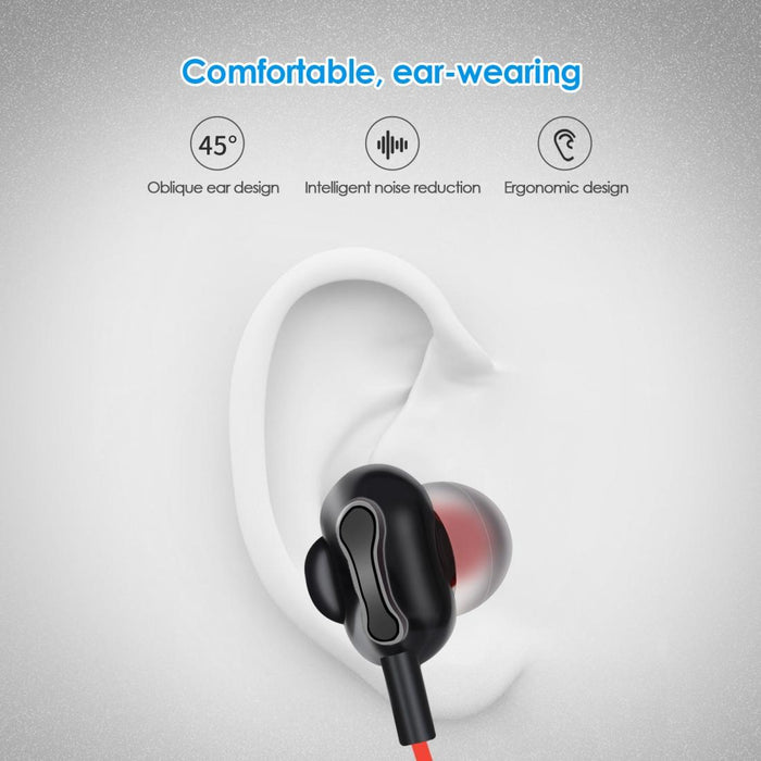 Bh-I37 Wire-Controlled Bluetooth 5.0 Earphone Built-In High-Fidelity Microphone