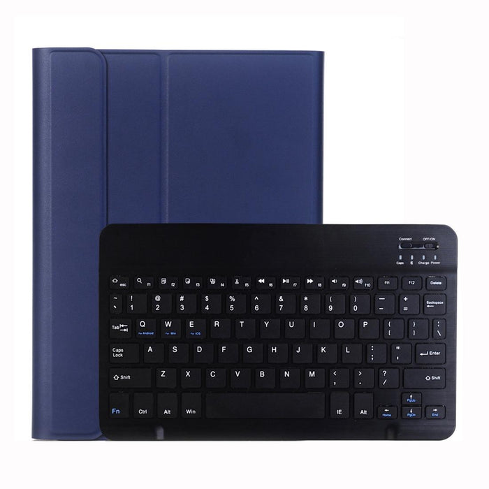 For Ipad 10.2 Inch Ultra-Thin Detachable Bluetooth Keyboard Leather Tablet Case With Stand Function