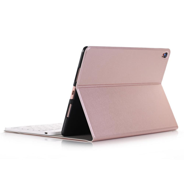 For Ipad 10.2 Inch Ultra-Thin Detachable Bluetooth Keyboard Leather Tablet Case With Stand Function