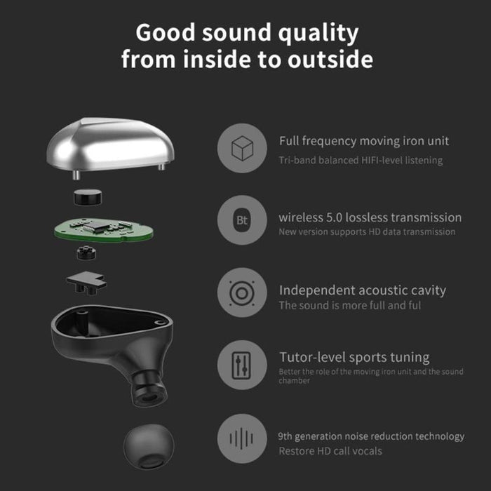 Wireless Noise Cancelling Headphones Binaural Calls