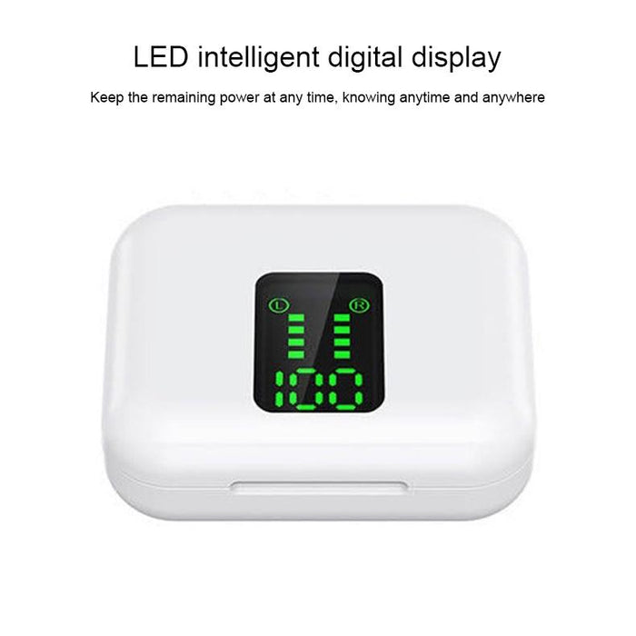 P100Pro Tws Touch Wireless Bluetooth 5.0 Earphone With Charging Box & Led Smart Digital Display