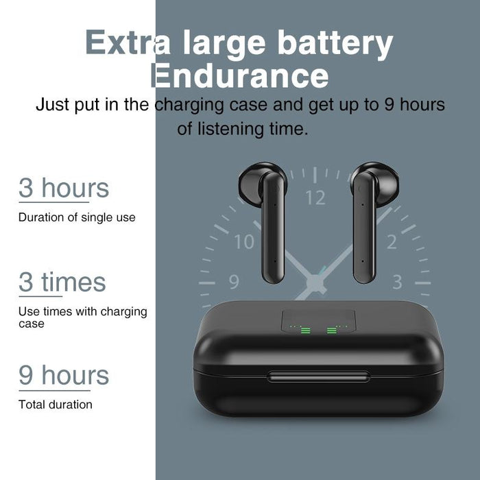 P100Pro Tws Touch Wireless Bluetooth 5.0 Earphone With Charging Box & Led Smart Digital Display