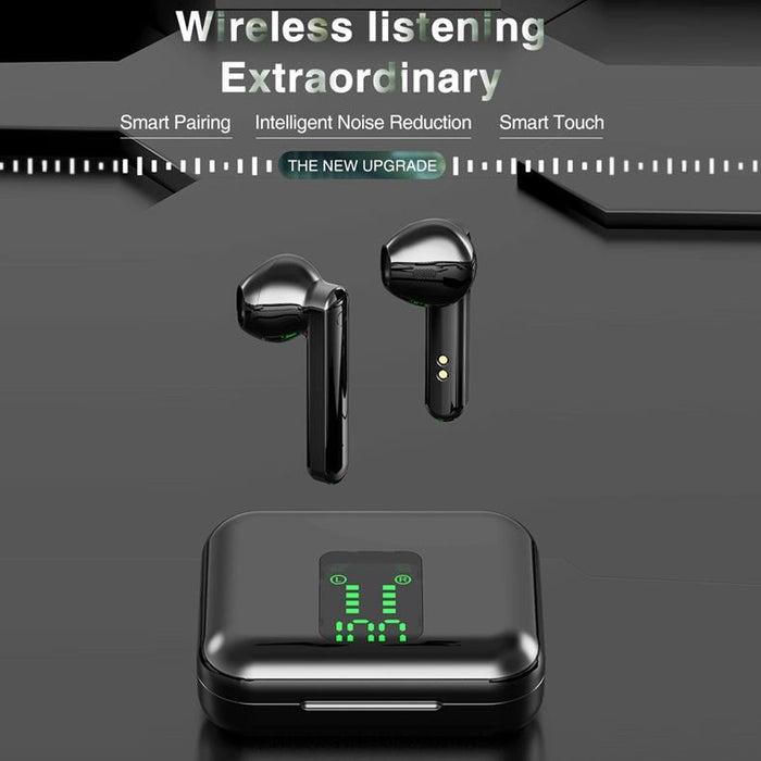 P100Pro Tws Touch Wireless Bluetooth 5.0 Earphone With Charging Box & Led Smart Digital Display