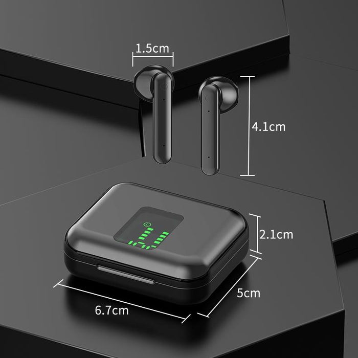 P100Pro Tws Touch Wireless Bluetooth 5.0 Earphone With Charging Box & Led Smart Digital Display