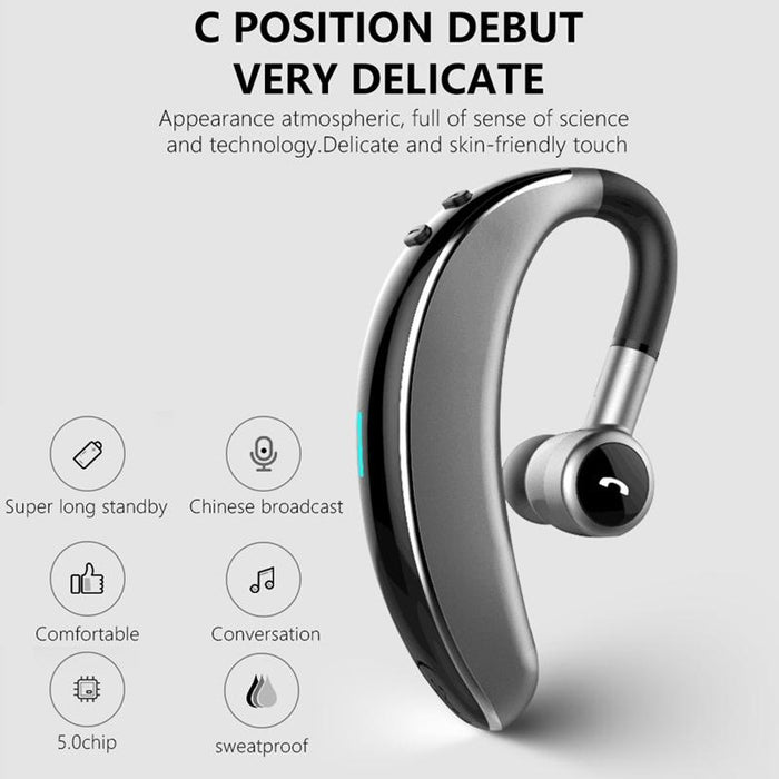 V7 Business Style Wireless Stereo Sports Bluetooth 5.0 Earphone