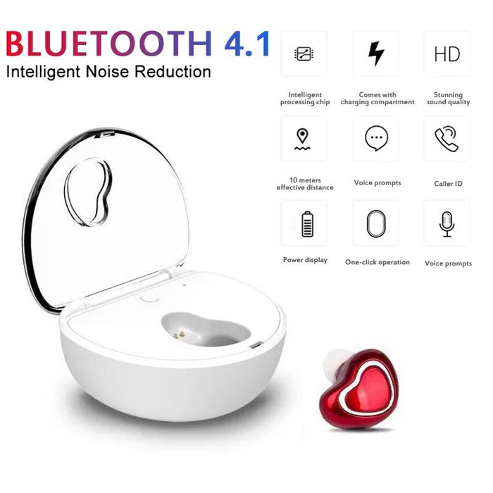 X7 4.1 Mini Invisible Wireless Sports Bluetooth 5.0 Earphone With Charging Box