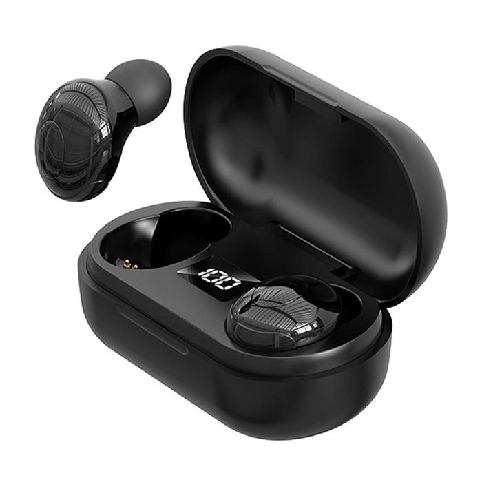 T8 Tws Intelligent Noise Cancelling Ipx6 Waterproof Bluetooth Earphone With Magnetic Charging Box & Digital Display