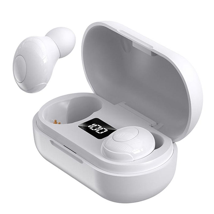 T8 Tws Intelligent Noise Cancelling Ipx6 Waterproof Bluetooth Earphone With Magnetic Charging Box & Digital Display