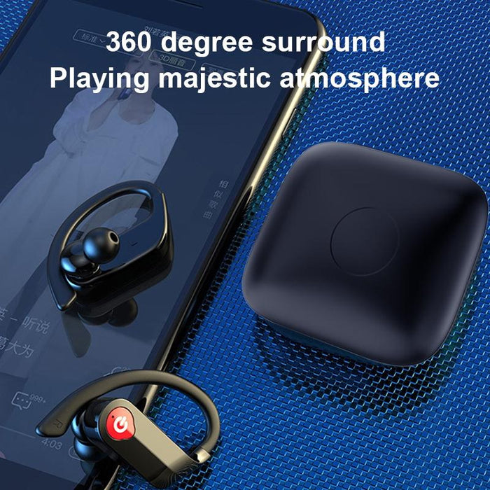 Q83 Wireless Ear-Mounted Sports Bluetooth Earphone With Charging Box