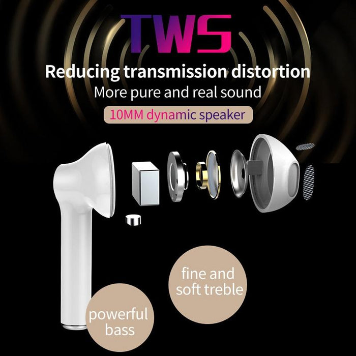 T2 Tws Wireless Bluetooth 5.0 Earphone With Charging Box