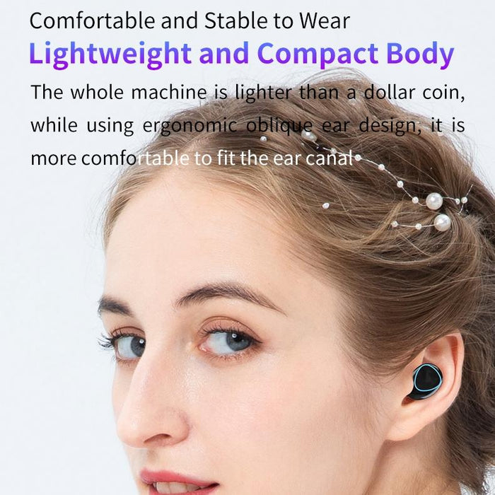 M10 Tws Digital Display Wireless Bluetooth 5.0 Earphone With Charging Box