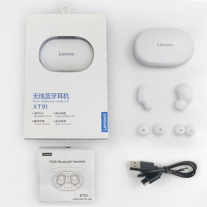 Xt91 Intelligent Noise Reduction Mini Wireless Bluetooth Earphone With Charging Box & Led Power Digital Display