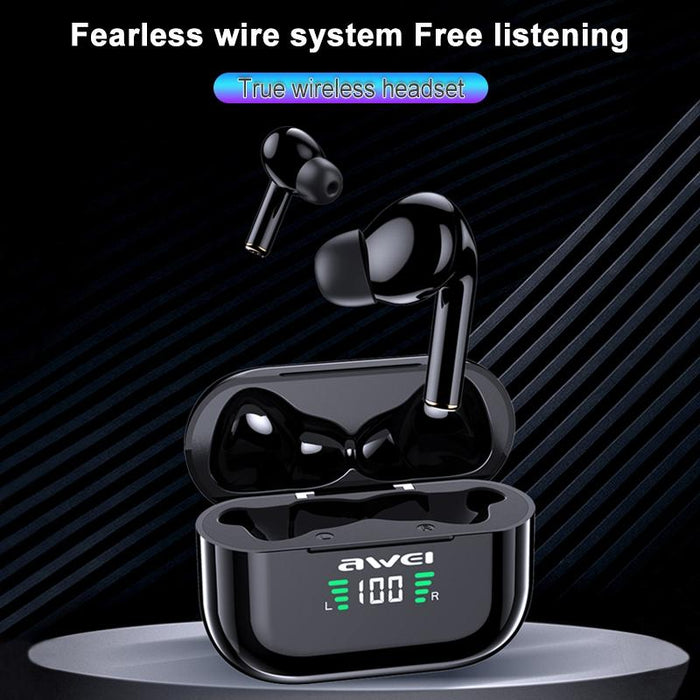 T29P Bluetooth V5.0 Led Digital Display Ture Wireless Sports Ipx4 Waterproof Tws Headset With Charging Case