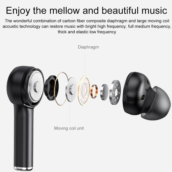 Mi4 Led Digital Display Intelligent Noise Reduction True Wireless Bluetooth 5.0 Earphone