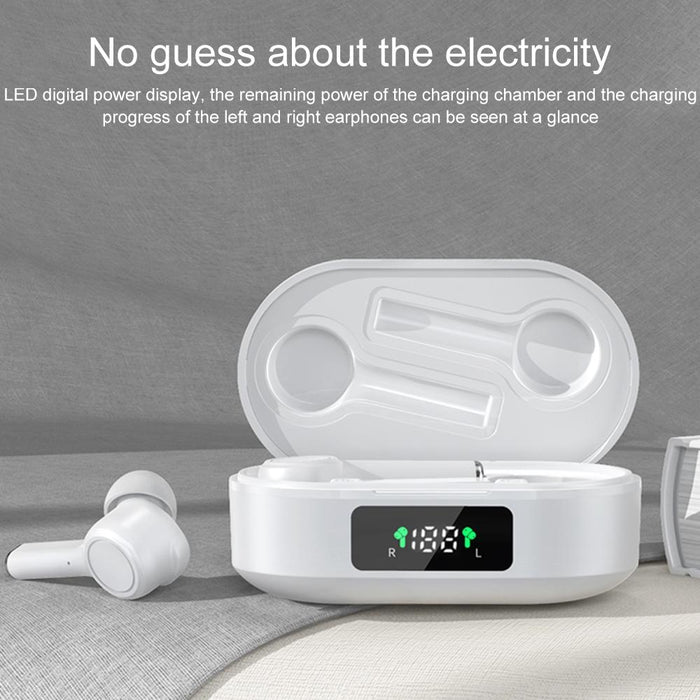 Mi4 Led Digital Display Intelligent Noise Reduction True Wireless Bluetooth 5.0 Earphone