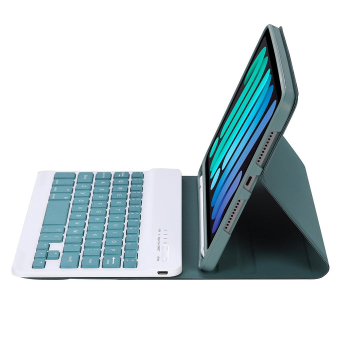 C06B Ultra-Thin Candy Colour Bluetooth Keyboard Tablet Case For Ipad Mini 6 With Stand & Pen Slot