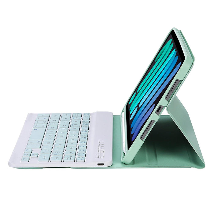 C06B Ultra-Thin Candy Colour Bluetooth Keyboard Tablet Case For Ipad Mini 6 With Stand & Pen Slot