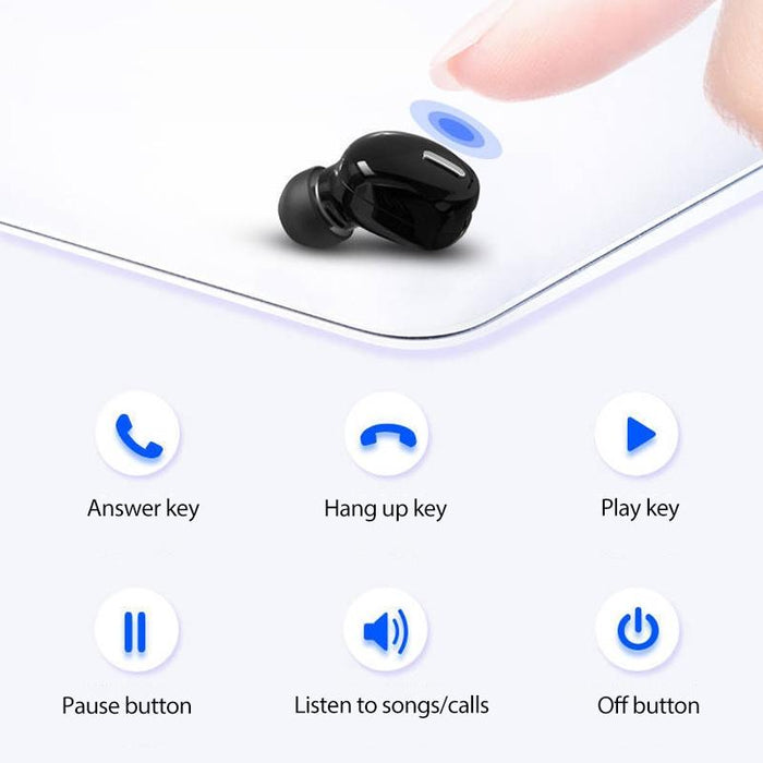 X9 Wireless Bluetooth 5.0 Mini In-Ear Unilateral Earphone