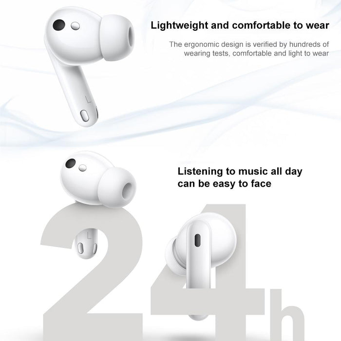 Earbuds 3 Pro Tws Noise Reduction Body Temperature Detection Bluetooth Earphone White