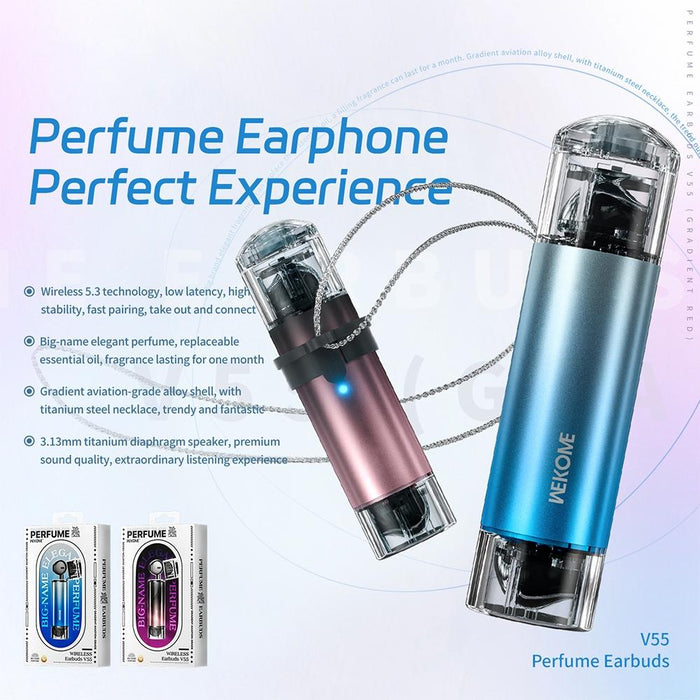 V55 Fragrance Wireless Bluetooth Earphone