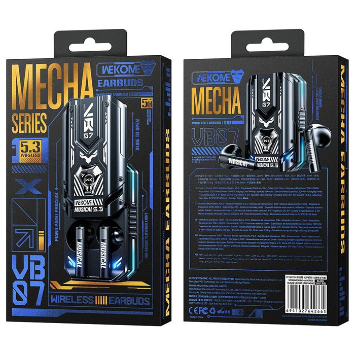 Vb07 Mecha Series Blade Wireless Bluetooth Earphone