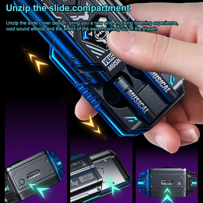 Vb07 Mecha Series Blade Wireless Bluetooth Earphone