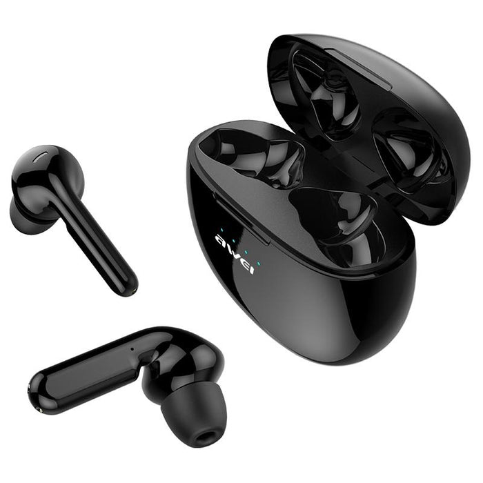 T15 Tws Bluetooth V5.0 Ture Wireless Sports Headset With Charging Case Black