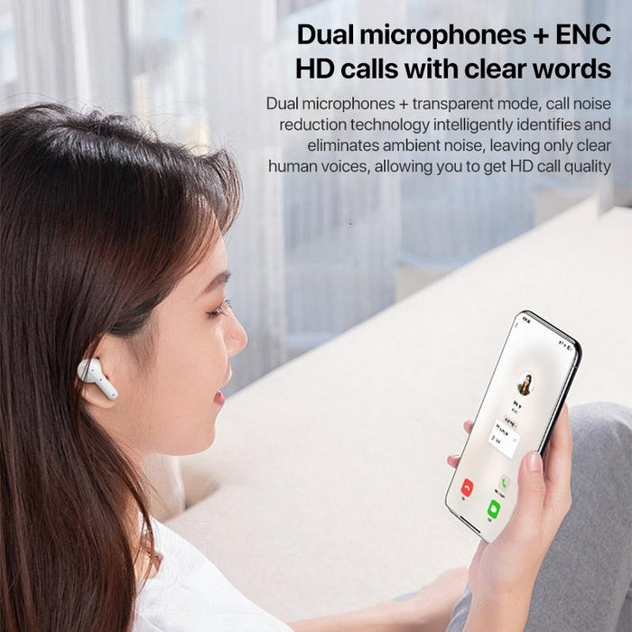 Tws28 Anc & Enc Dual Noise Reduction Smart Tws Wireless Bluetooth Earphone