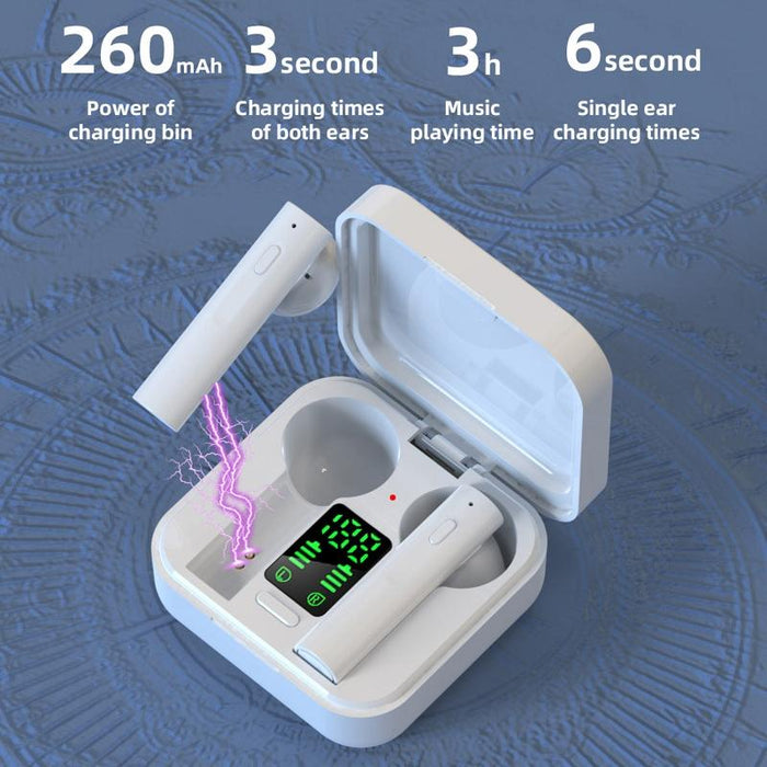 Air6 Pro Tws Touch In-Ear Style Wireless Bluetooth 5.0 Earphone With Charging Box