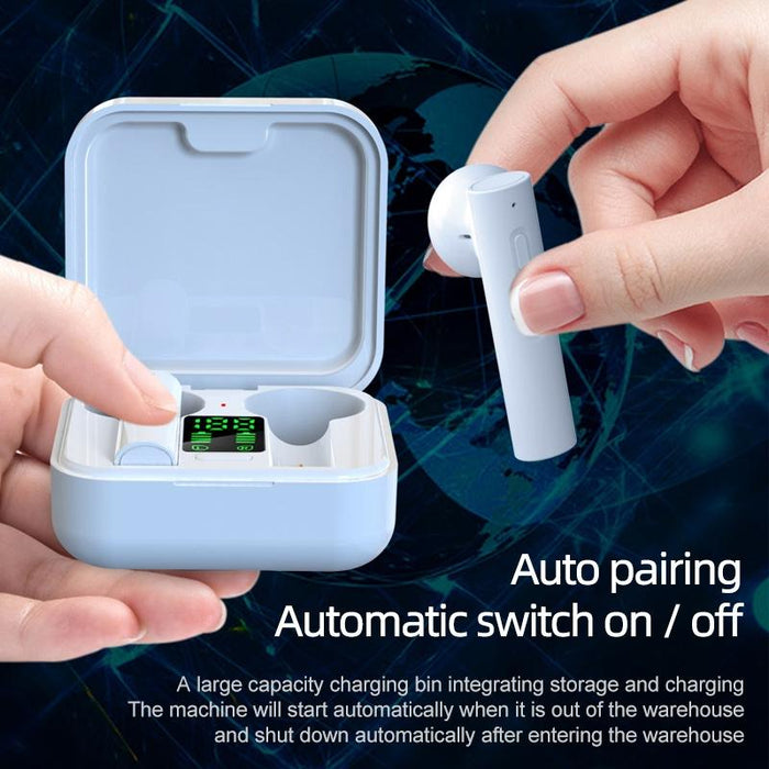 Air6 Pro Tws Touch In-Ear Style Wireless Bluetooth 5.0 Earphone With Charging Box