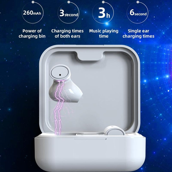 Air6 Plus Mini Solar Charging Sport Wireless Bluetooth 5.0 Earphone With Charging Box