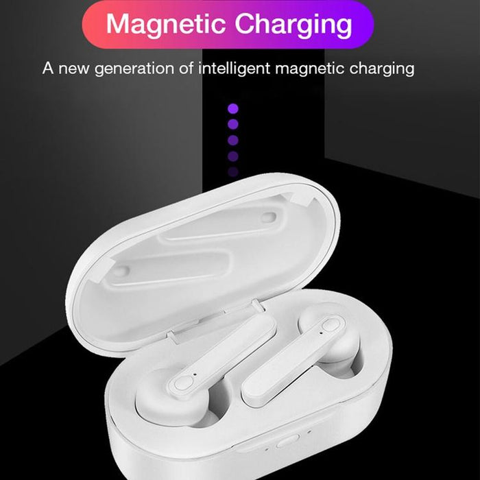 Ipx Waterproof Wireless Bluetooth 5.0 Earphone With Magnetic Charging Box