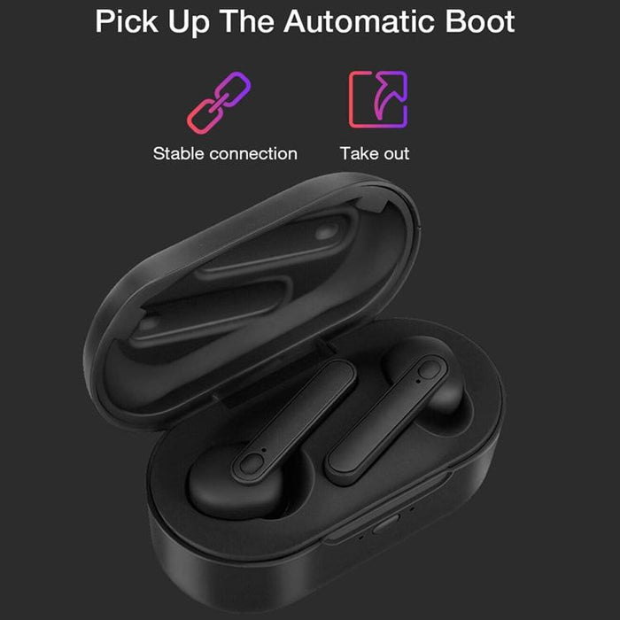 Ipx Waterproof Wireless Bluetooth 5.0 Earphone With Magnetic Charging Box