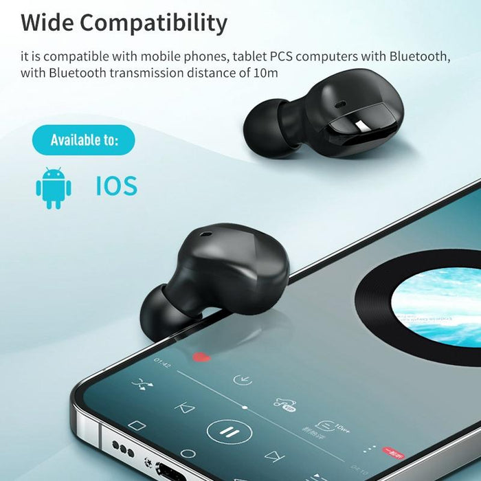 Eb62 Tws Mini Bluetooth Earphone With Magnetic Charging Box