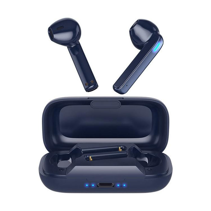 Bq02 Tws Semi-In-Ear Touch Bluetooth Earphone With Charging Box & Indicator Light