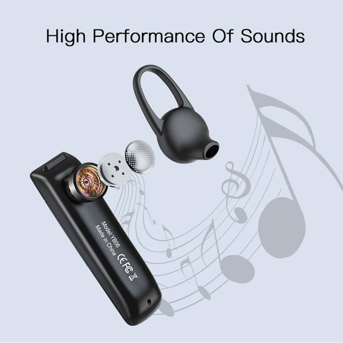 Yb06 Unilateral Business Ear-Mounted Wireless Bluetooth Earphone