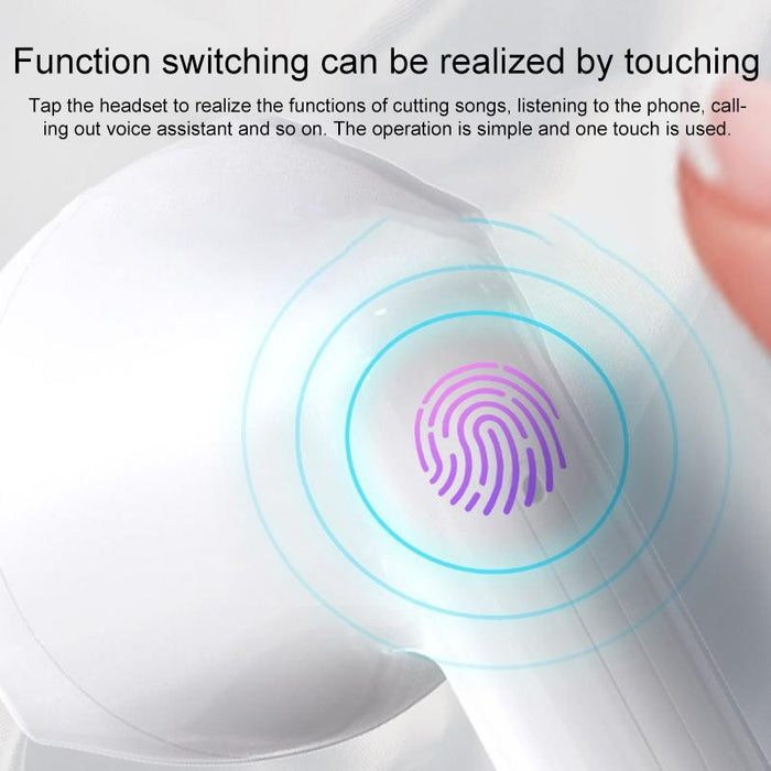 Wireless Bluetooth Earphone White