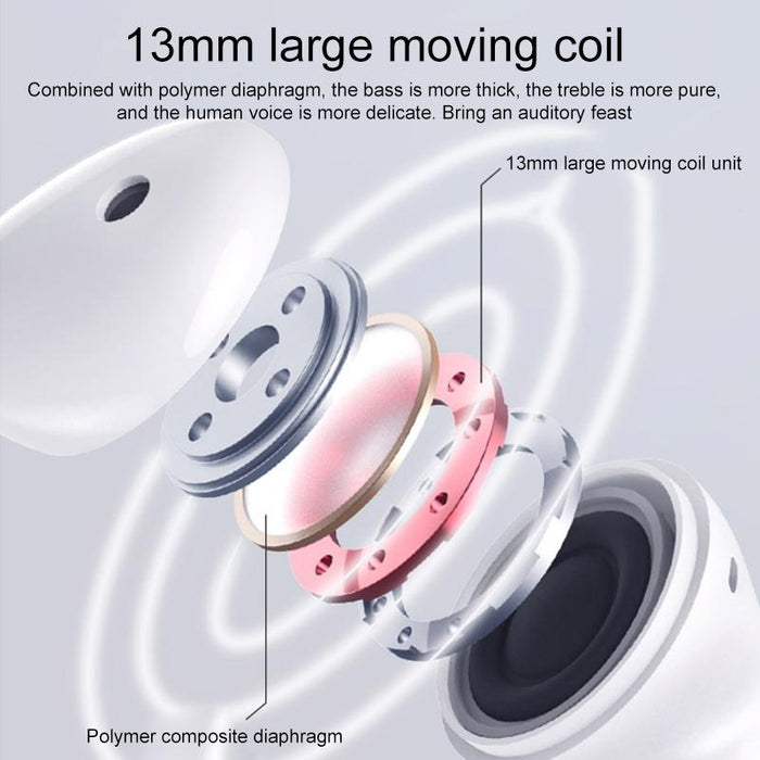 Wireless Bluetooth Earphone White