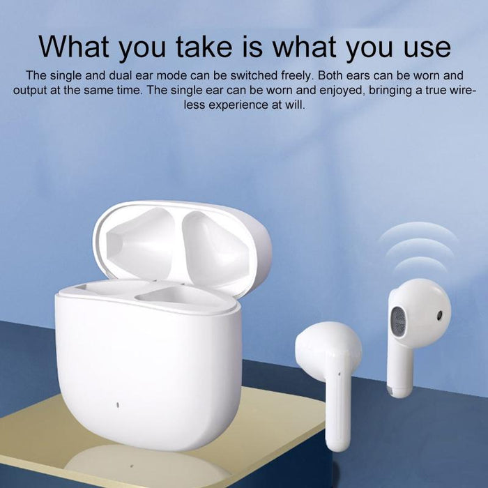 Wireless Bluetooth Earphone White