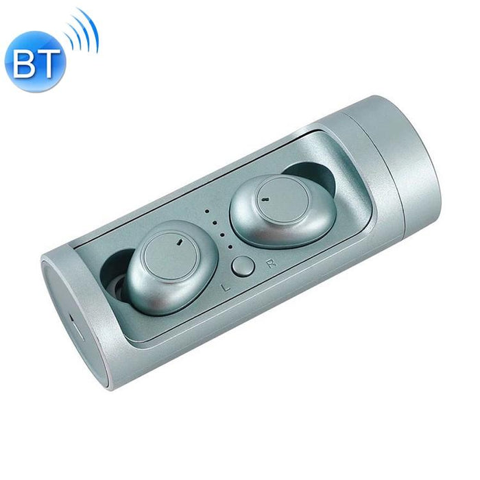 Dt-15 Wireless Two Ear Bluetooth Headset Supports Touch & Smart Magnetic Charging & Power On Automatic Pairing