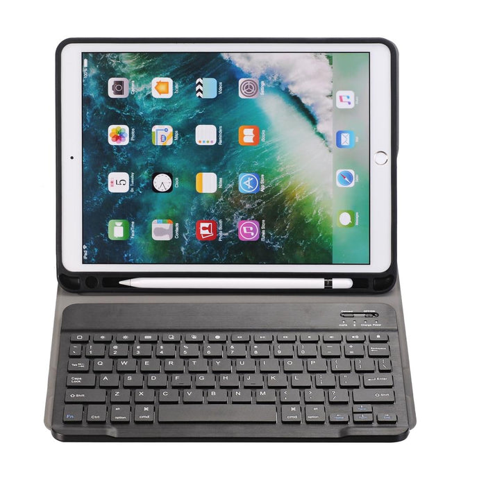 A09B Bluetooth 3.0 Ultra-Thin Abs Detachable Bluetooth Keyboard Leather Tablet Case For Ipad Air / Pro 10.5 Inch 2019 With Pen Slot & Holder