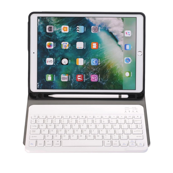 A09B Bluetooth 3.0 Ultra-Thin Abs Detachable Bluetooth Keyboard Leather Tablet Case For Ipad Air / Pro 10.5 Inch 2019 With Pen Slot & Holder