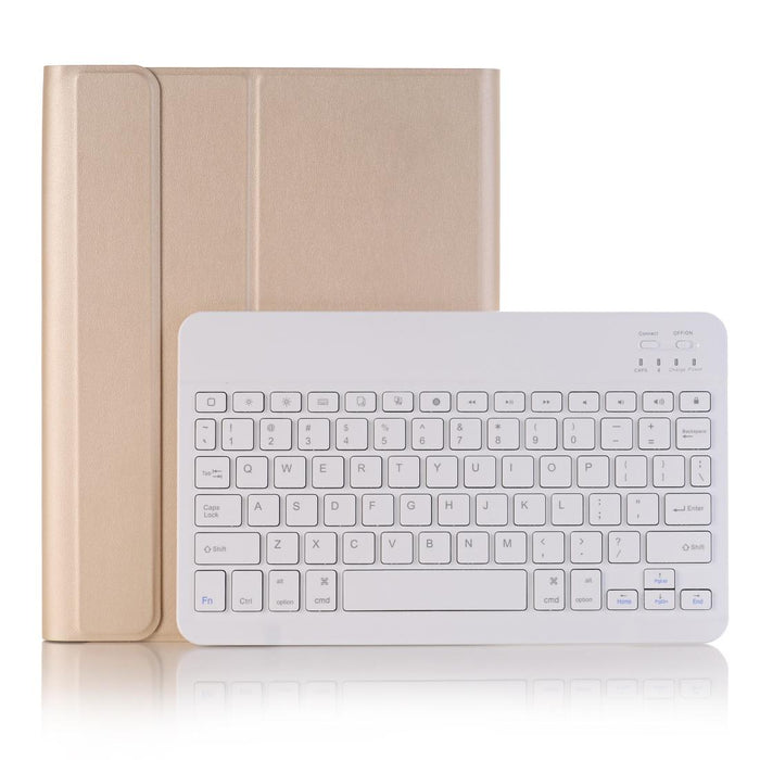 A09B Bluetooth 3.0 Ultra-Thin Abs Detachable Bluetooth Keyboard Leather Tablet Case For Ipad Air / Pro 10.5 Inch 2019 With Pen Slot & Holder