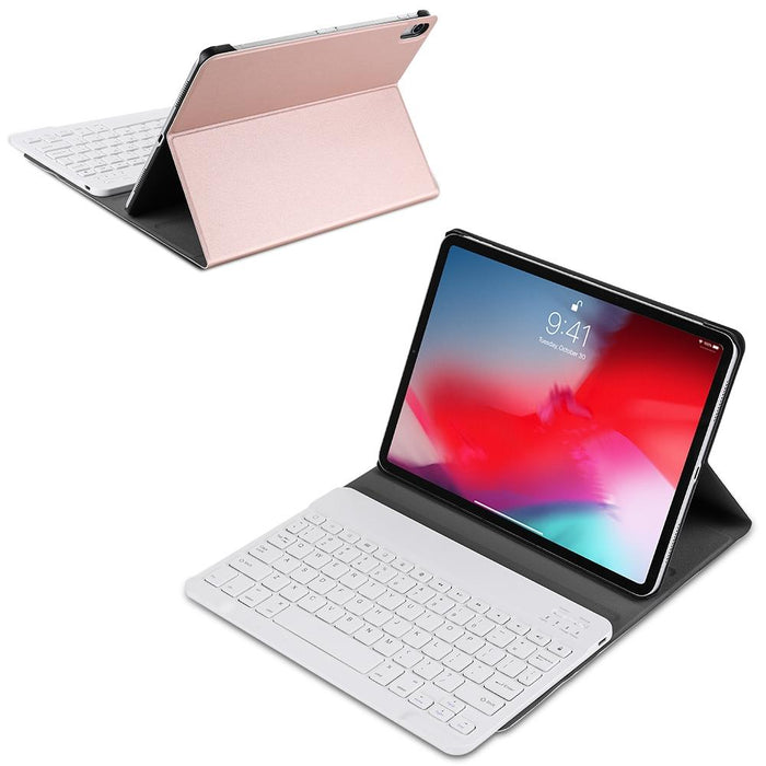 Bluetooth 3.0 Ultra-Thin Abs Detachable Bluetooth Keyboard Leather Tablet Case For Ipad Pro 11 Inch 2018 With Holder