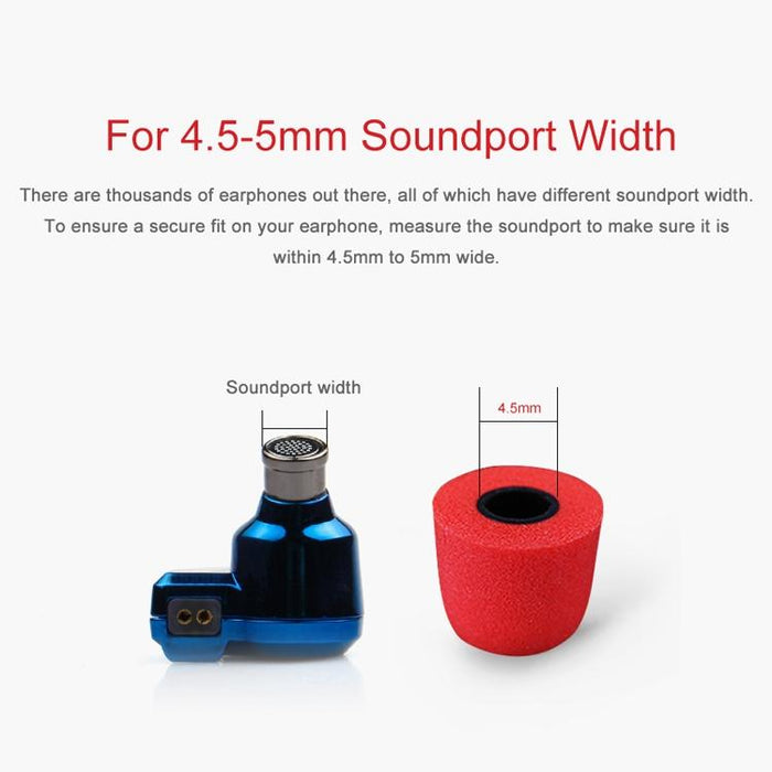 Earphone Silicone Memory Foam Earplug