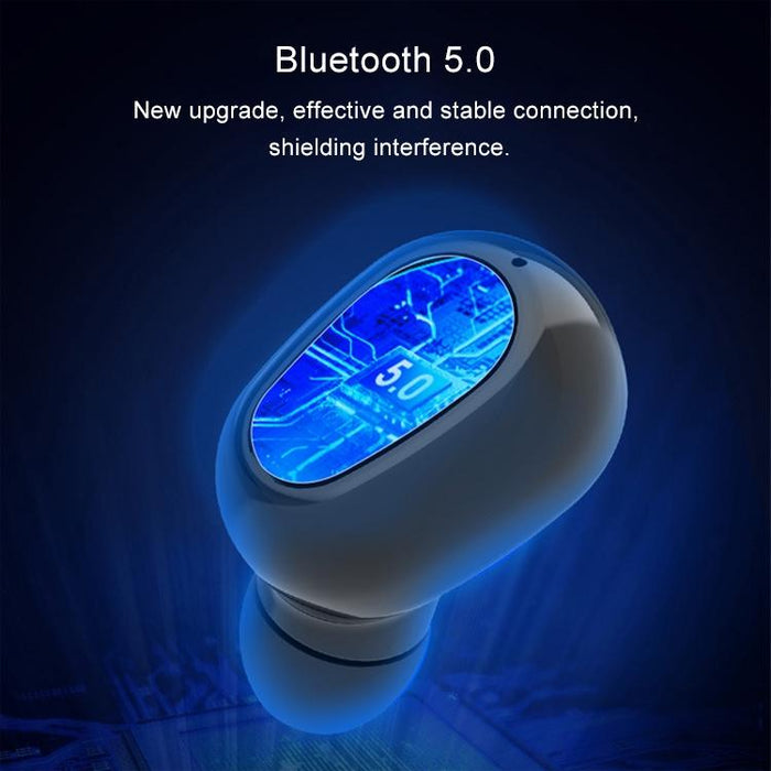 9D Sound Effect Wireless Bluetooth 5.0 Earphone With Charging Box & Digital Display