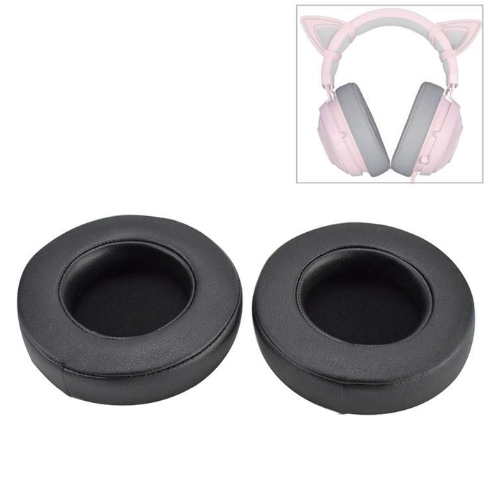 2 Pcs For Razer Kraken 7.1 V2 Pro Headphone Cushion Sponge Gel Cover Earmuffs Replacement Earpads