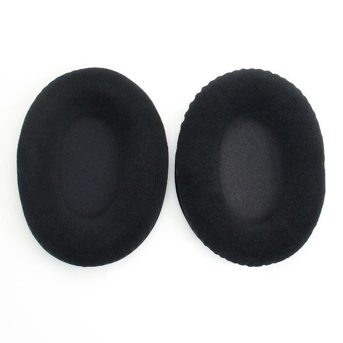 2 Pcs For Kingston Khx-Hscp / Hyperx Cloud Ii Headphone Cushion Flannel Black Net Sponge Cover Earmuffs Replacement Earpads