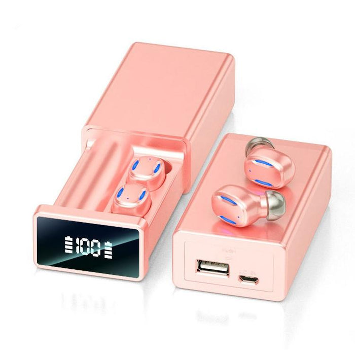 A22 Pull-Out Digital Display Bluetooth Earphone With Magnetic Charging Box